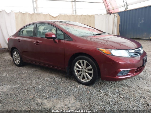 2012 Honda Civic Ex-l მანქანა იყიდება აუქციონზე, vin: 2HGFB2F9XCH017475, აუქციონის ნომერი: 12692410