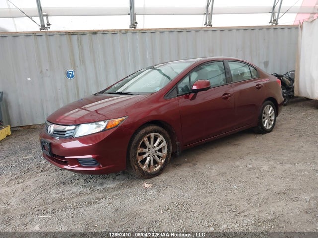 2012 Honda Civic Ex-l მანქანა იყიდება აუქციონზე, vin: 2HGFB2F9XCH017475, აუქციონის ნომერი: 12692410
