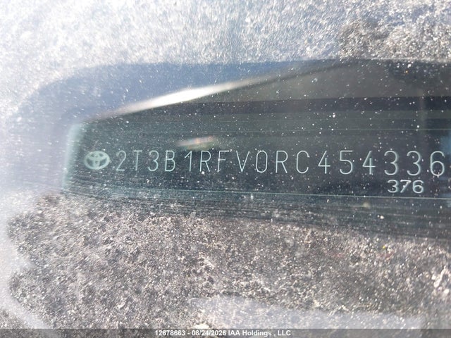 2T3B1RFV0RC454336 Toyota RAV4 LE