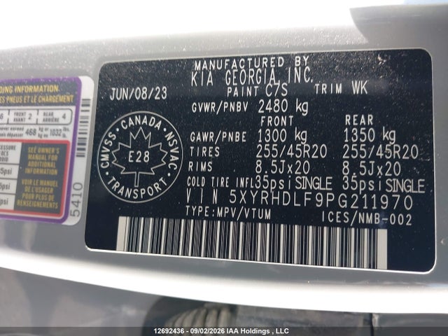 KIA Sorento 2023 5XYRHDLF9PG211970 Image 18