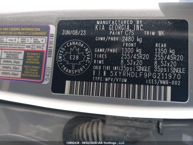 KIA Sorento 2023 5XYRHDLF9PG211970 Image 9