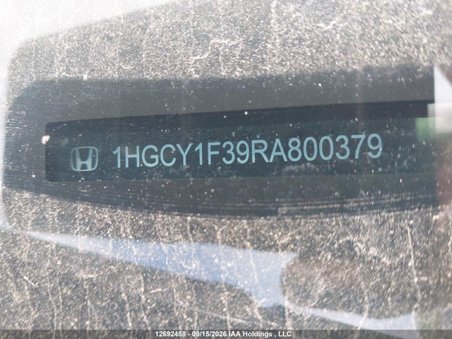 12692458 :رقم المزاد ، 1HGCY1F39RA800379 vin ، 2024 Honda Accord Ex مزاد بيع