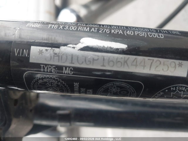 Aukcja sprzedaży 2006 Harley-davidson Xl1200 C, vin: 5HD1CGP166K447259, numer aukcji: 12692460