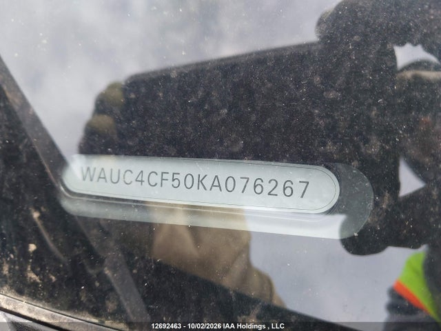 2019 Audi S5 Prestige მანქანა იყიდება აუქციონზე, vin: WAUC4CF50KA076267, აუქციონის ნომერი: 12692463