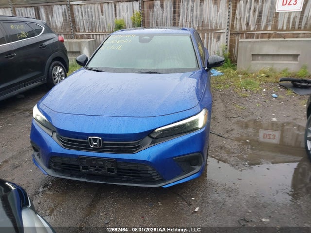 12692464 :رقم المزاد ، 2HGFE2F50NH108021 vin ، 2022 Honda Civic Sport مزاد بيع