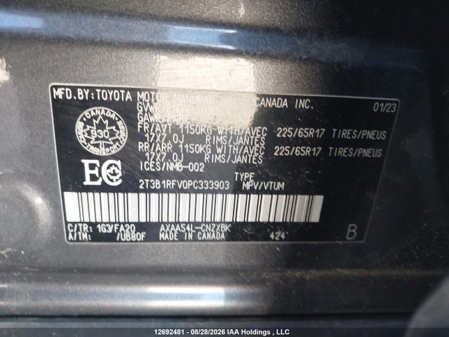 Toyota RAV4 LE 2023 2T3B1RFV0PC333903 Image 15