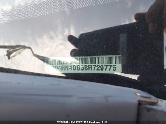 Aukcja sprzedaży 2011 Dodge Grand Caravan Se/sxt, vin: 2D4RN4DG5BR729775, numer aukcji: 12692501