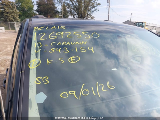 Продаж на аукціоні авто 2013 Dodge Grand Caravan, vin: 2C4RDGBG8DR543154, номер лоту: 12692550