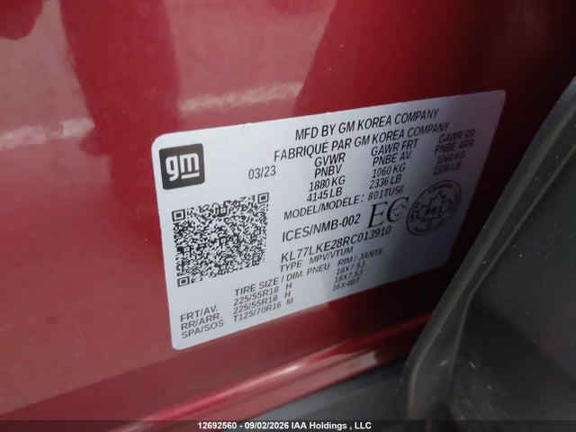 Chevrolet Trax Activ 2024 KL77LKE28RC013910 Image 21
