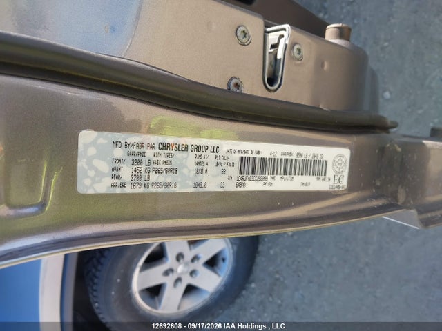 12692608 :رقم المزاد ، 1C4RJFAG3CC292099 vin ، 2012 Jeep Grand Cherokee Laredo مزاد بيع