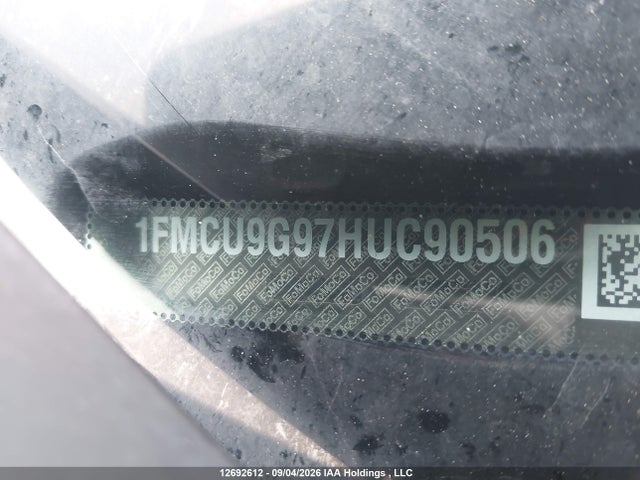 Продаж на аукціоні авто 2017 Ford Escape Se, vin: 1FMCU9G97HUC90506, номер лоту: 12692612