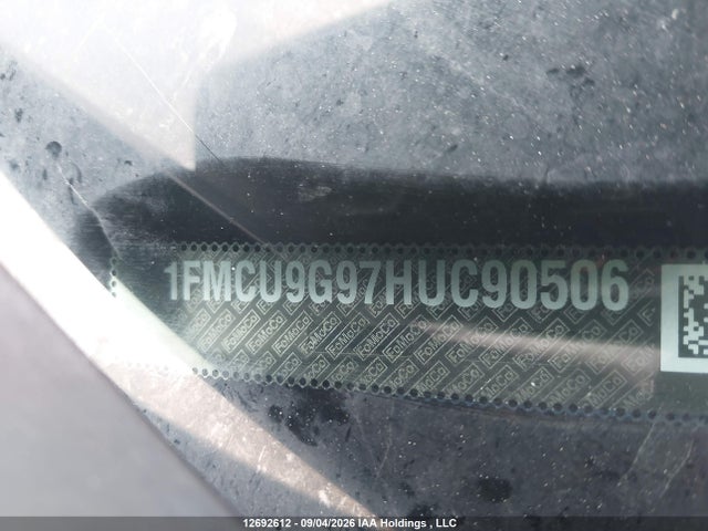 Продаж на аукціоні авто 2017 Ford Escape Se, vin: 1FMCU9G97HUC90506, номер лоту: 12692612