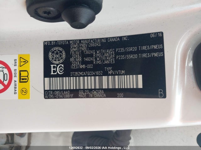 Lexus RX 350 2016 2T2BZMCA7GC041652 Image 18