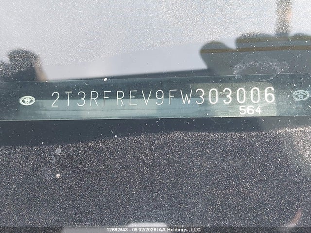 Toyota Rav4 Xle 2015 2T3RFREV9FW303006 Image 9
