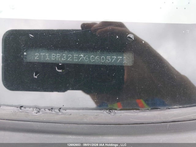 Aukcja sprzedaży 2006 Toyota Corolla Ce/le/s, vin: 2T1BR32E76C605771, numer aukcji: 12692653