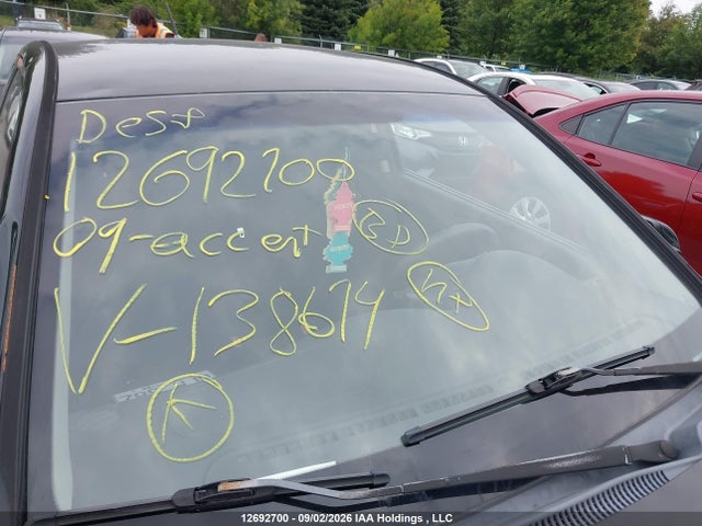 Aukcja sprzedaży 2009 Hyundai Accent Se, vin: KMHCN35C09U138674, numer aukcji: 12692700