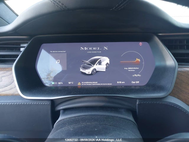 12692722 :رقم المزاد ، 5YJXCBE25LF256412 vin ، 2020 Tesla Model X مزاد بيع