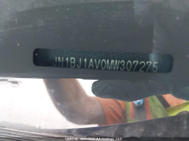 Продажа на аукционе авто 2021 Nissan Qashqai, vin: JN1BJ1AV0MW307275, номер лота: 12692745