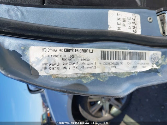 Aukcja sprzedaży 2013 Chrysler 200 Touring, vin: 1C3CCBBB2DN611658, numer aukcji: 12692753