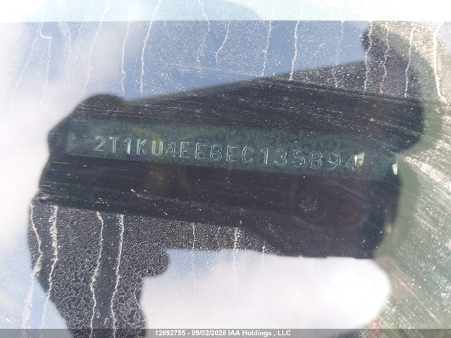 12692755 :رقم المزاد ، 2T1KU4EE8EC135894 vin ، 2014 Toyota Matrix Wagon مزاد بيع