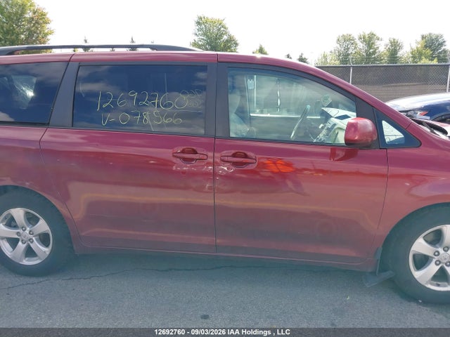 Продаж на аукціоні авто 2011 Toyota Sienna Le 8 Passenger, vin: 5TDKK3DC8BS078566, номер лоту: 12692760
