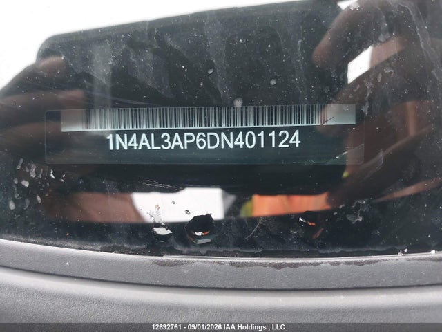 12692761 :رقم المزاد ، 1N4AL3AP6DN401124 vin ، 2013 Nissan Altima 2.5/s/sv/sl مزاد بيع