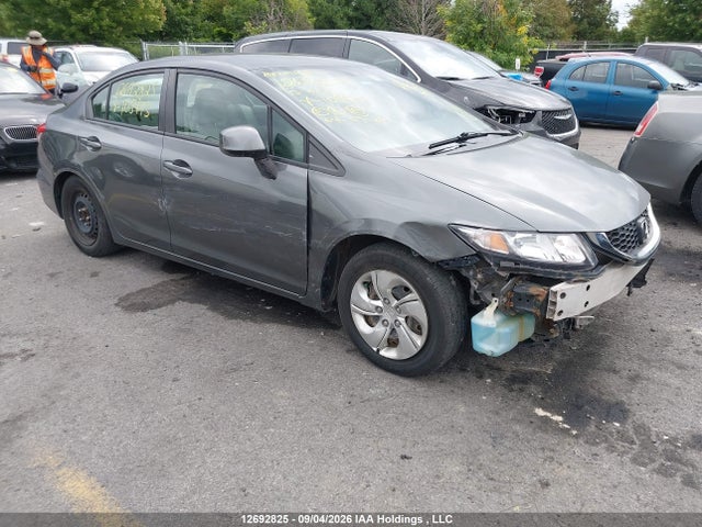 12692825 :رقم المزاد ، 2HGFB2F40DH105473 vin ، 2013 Honda Civic Lx مزاد بيع