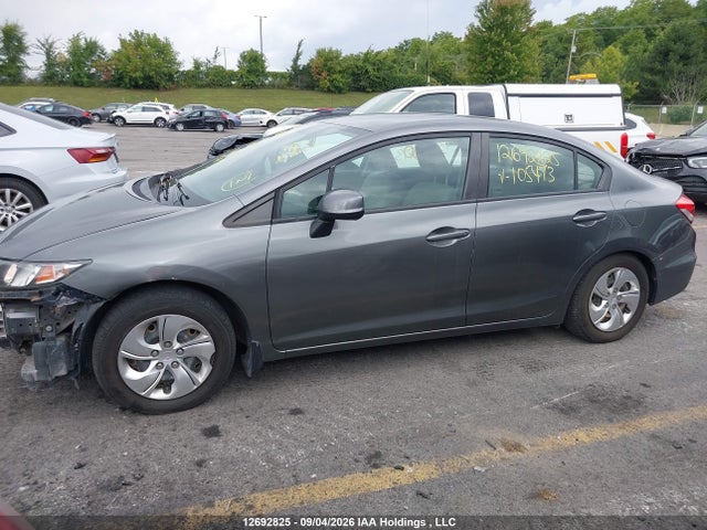 12692825 :رقم المزاد ، 2HGFB2F40DH105473 vin ، 2013 Honda Civic Lx مزاد بيع