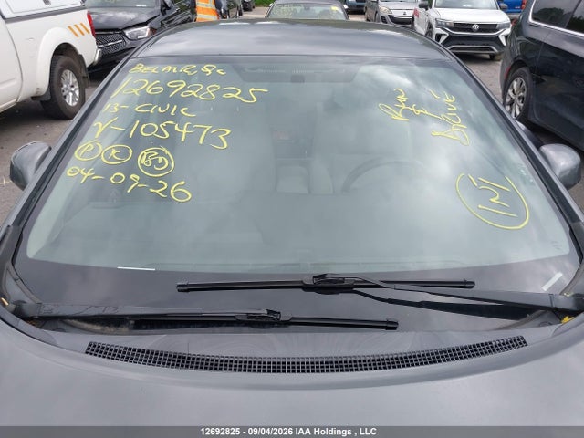 12692825 :رقم المزاد ، 2HGFB2F40DH105473 vin ، 2013 Honda Civic Lx مزاد بيع