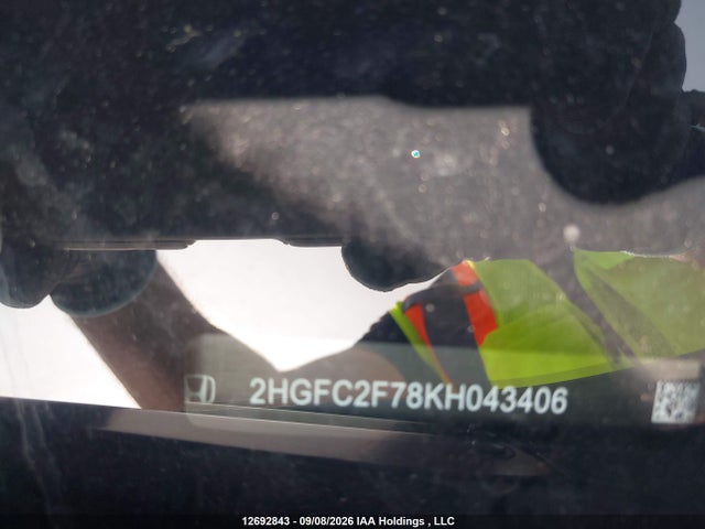 Honda Civic 2019 2HGFC2F78KH043406 Image 19