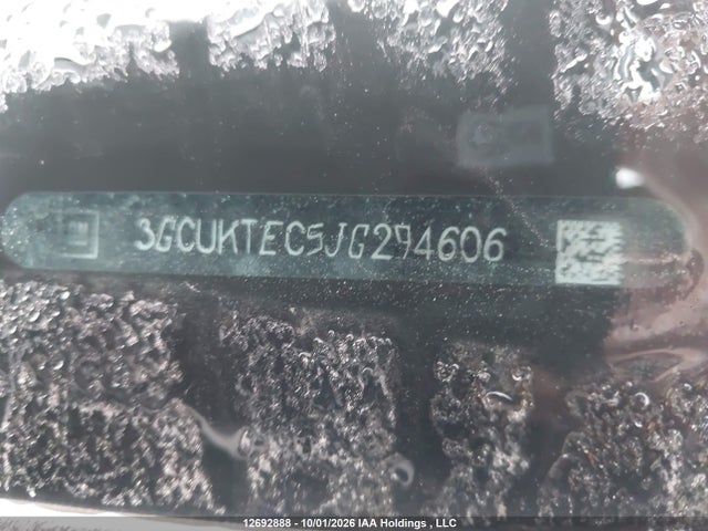 12692888 :رقم المزاد ، 3GCUKTEC5JG294606 vin ، 2018 Chevrolet Silverado K1500 High Country مزاد بيع