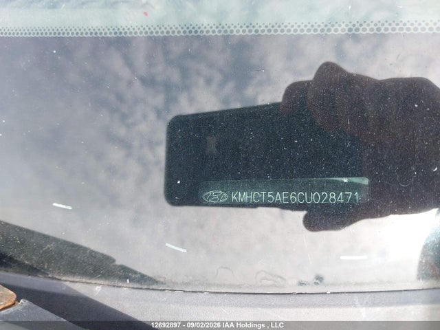 Продаж на аукціоні авто 2012 Hyundai Accent Gl, vin: KMHCT5AE6CU028471, номер лоту: 12692897