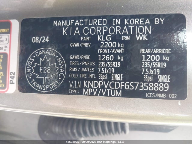 KIA Sportage Ex 2025 KNDPVCDF6S7358889 Image 9