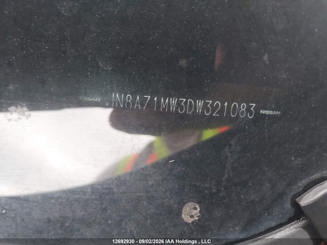 Продаж на аукціоні авто 2013 Nissan Murano S/sl/le, vin: JN8AZ1MW3DW321083, номер лоту: 12692930