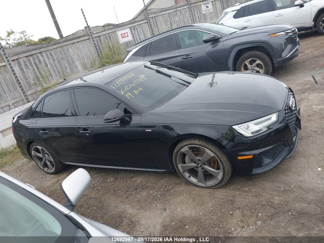 Aukcja sprzedaży 2019 Audi A4 Quattro, vin: WAUENAF47KN001544, numer aukcji: 12692967