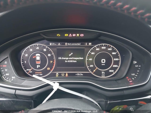 Aukcja sprzedaży 2019 Audi A4 Quattro, vin: WAUENAF47KN001544, numer aukcji: 12692967
