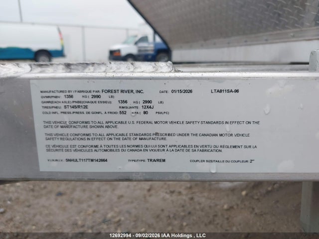 Lightning Enclosed Trailer 2026 5NHULT117TM142664 Image 11