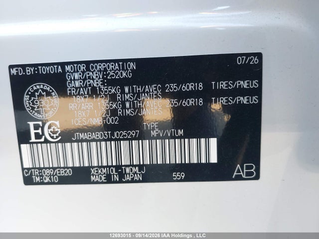 Toyota C-HR 2026 JTMABABD3TJ025297 Image 19