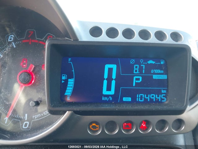 2012 Chevrolet Sonic Ls მანქანა იყიდება აუქციონზე, vin: 1G1JA6EH9C4108772, აუქციონის ნომერი: 12693021
