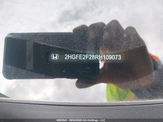 2024 Honda Civic მანქანა იყიდება აუქციონზე, vin: 2HGFE2F28RH109073, აუქციონის ნომერი: 12693043