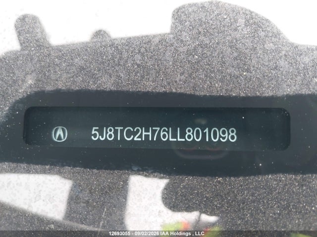 5J8TC2H76LL801098 Acura Rdx Elite