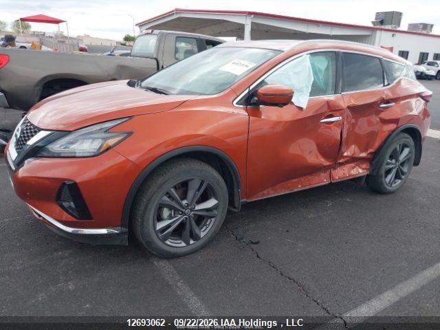 Продажа на аукционе авто 2021 Nissan Murano Platinum, vin: 5N1AZ2DS9MC113298, номер лота: 12693062