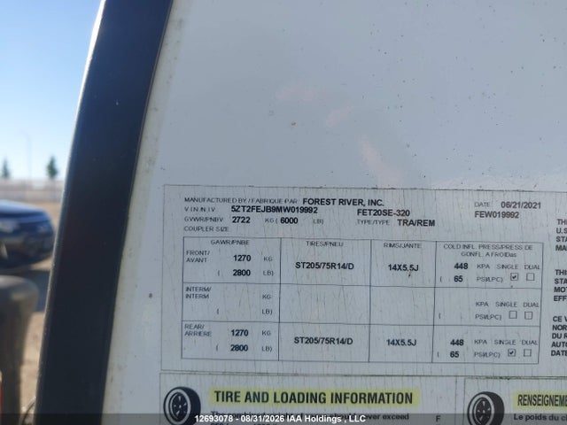 5ZT2FEJB9MW019992 Coachmen Freedom Express