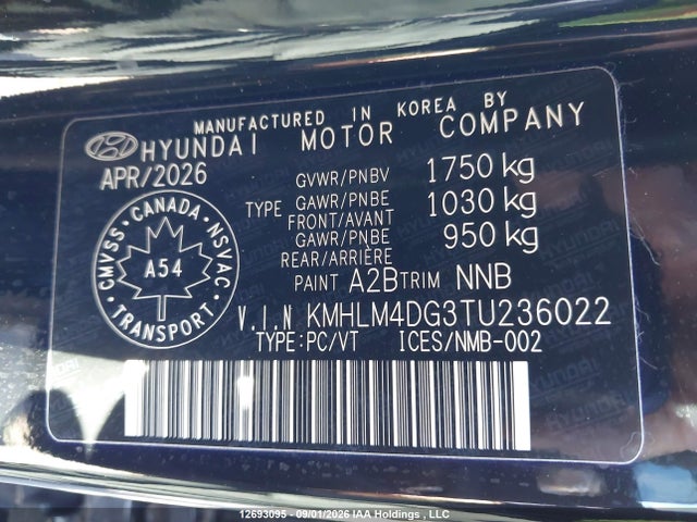 Продажа на аукционе авто 2026 Hyundai Elantra Sel Sport, vin: KMHLM4DG3TU236022, номер лота: 12693095