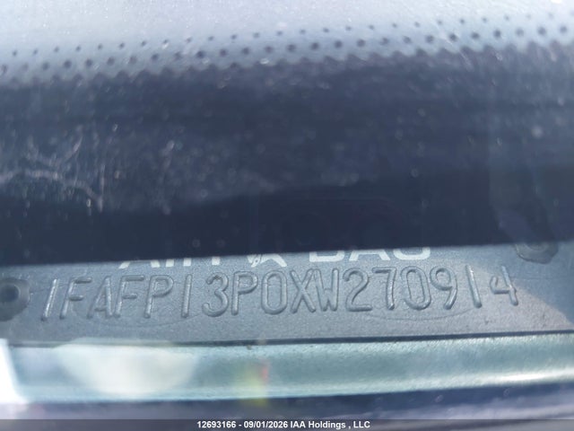 Продажа на аукционе авто 1999 Ford Escort Se, vin: 1FAFP13P0XW270914, номер лота: 12693166