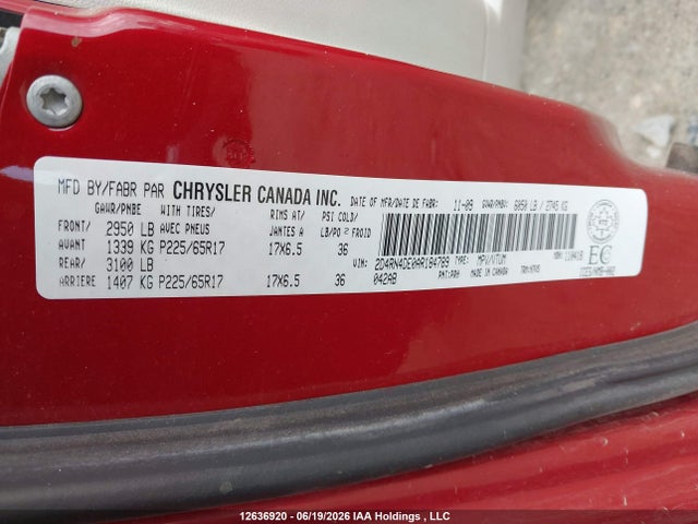 Aukcja sprzedaży 2010 Dodge Grand Caravan Se, vin: 2D4RN4DE0AR184789, numer aukcji: 12636920