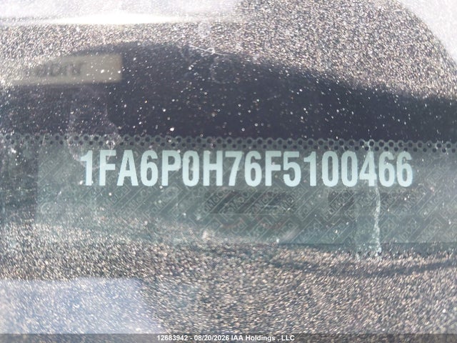 1FA6P0H76F5100466 Ford FUSION SE