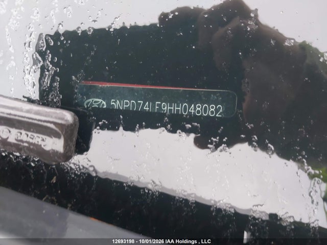 12693198 :رقم المزاد ، 5NPD74LF9HH048082 vin ، 2017 Hyundai Elantra Le مزاد بيع