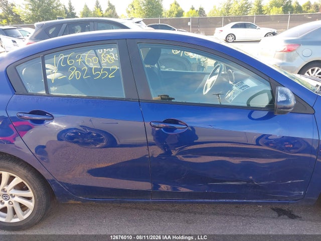 Aukcja sprzedaży 2013 Mazda Mazda3 Gs-sky, vin: JM1BL1V7XD1802552, numer aukcji: 12676010