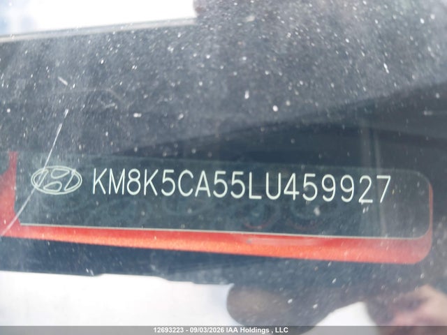 Aukcja sprzedaży 2020 Hyundai Kona Ultimate, vin: KM8K5CA55LU459927, numer aukcji: 12693223